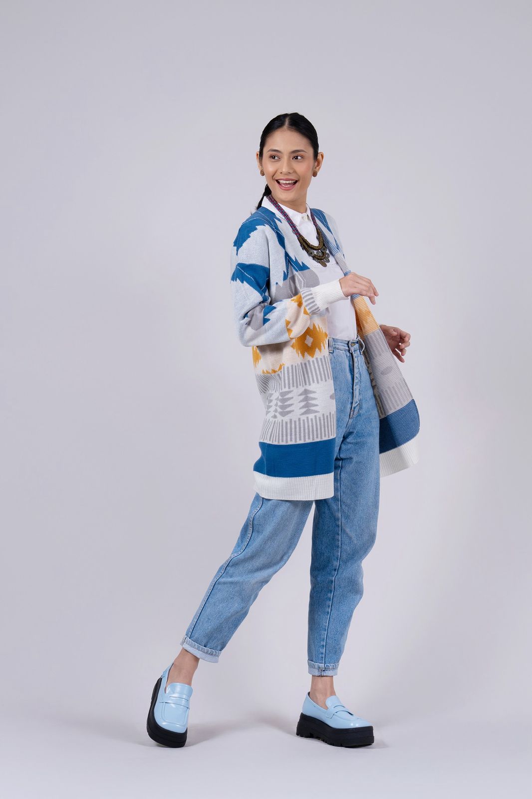Diarra Cardigan Etnik Modern